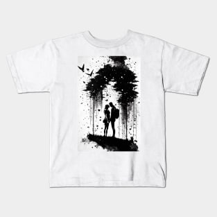 Love Ink Painting Kids T-Shirt